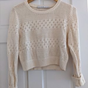 & other stories short cream sweater (like new)